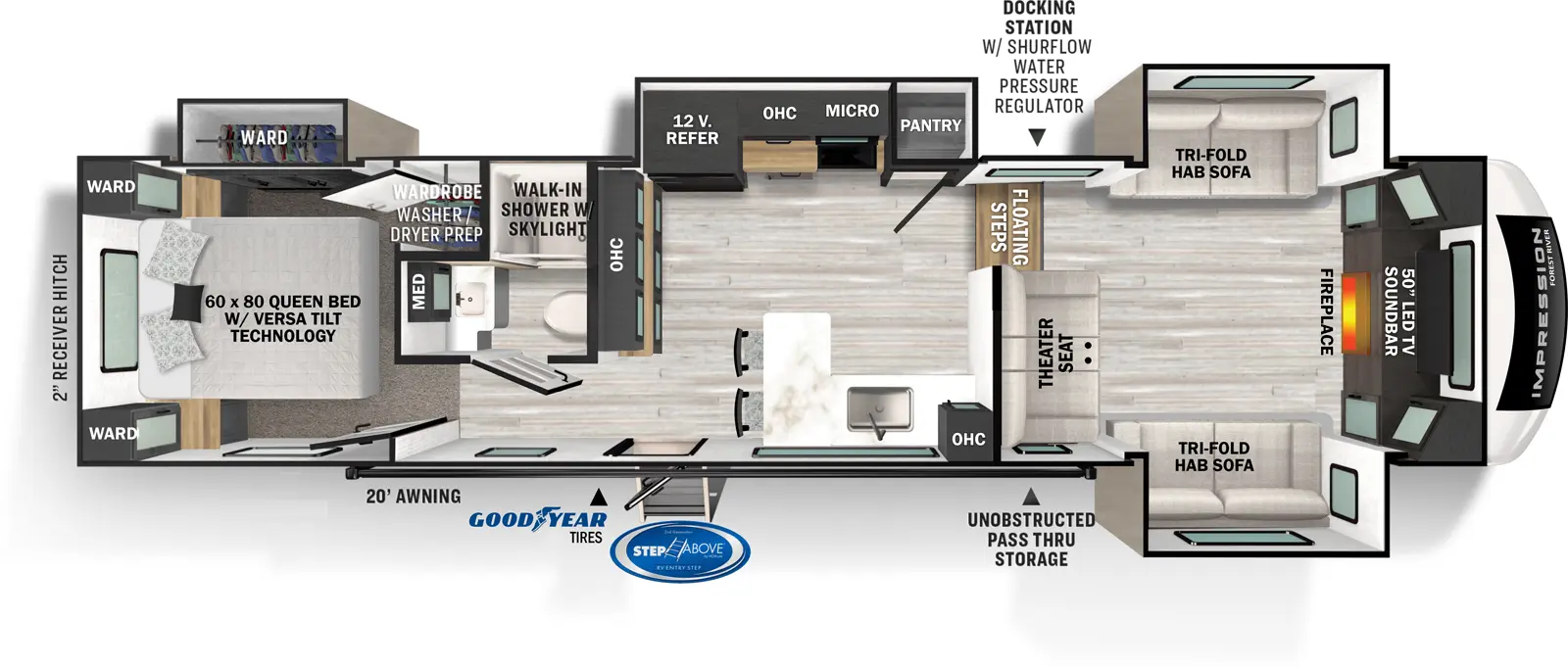 Impression 320FL Floorplan